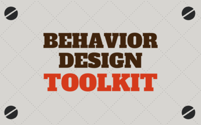 A Handy Behavioral Design Toolkit