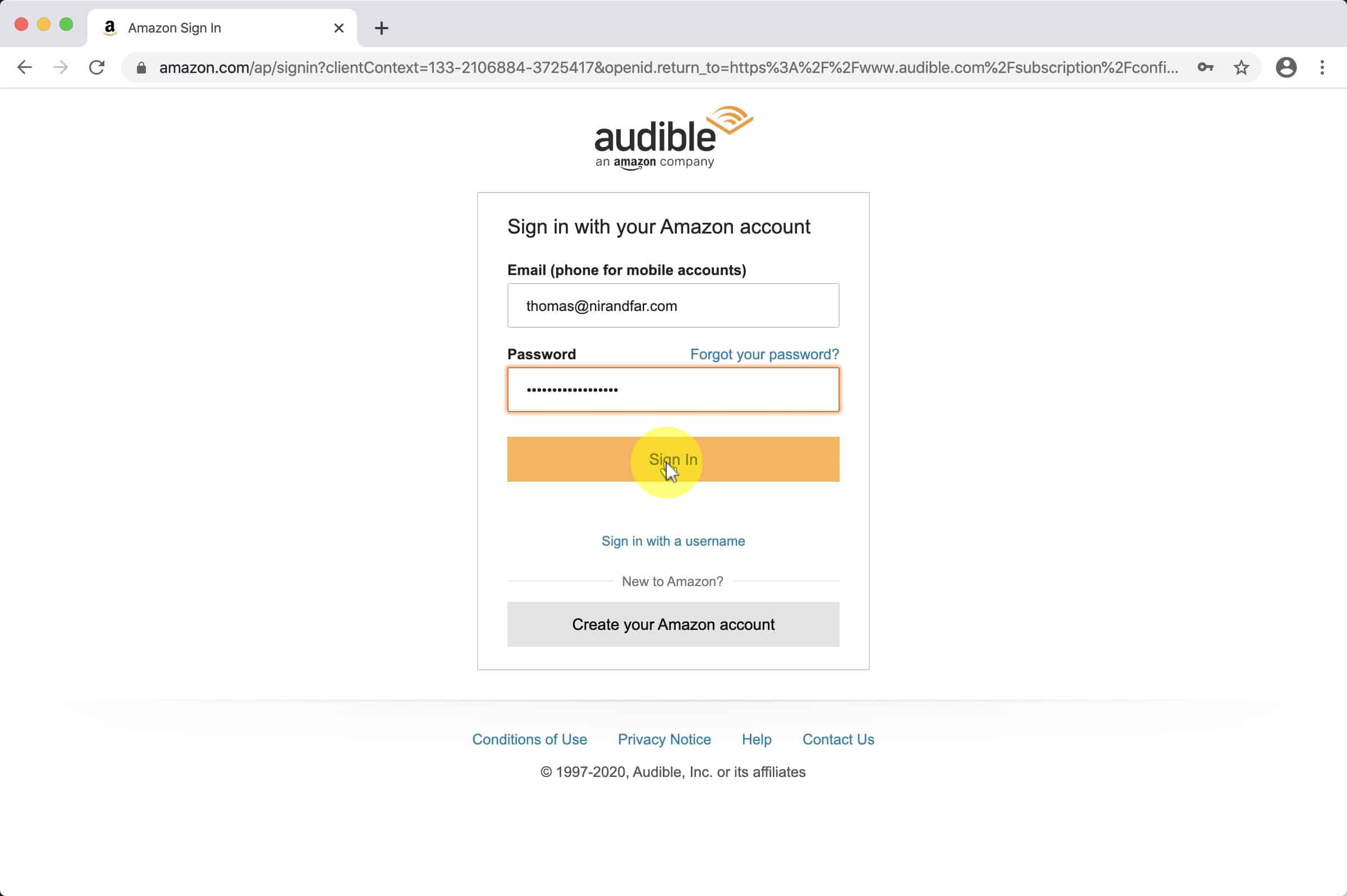 If you have an Amazon.com account, sign in