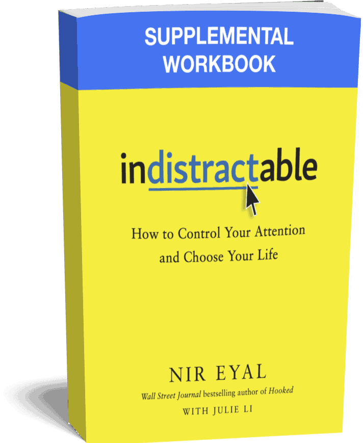 indistractable workbook