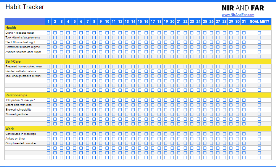  Daily Alignment Journal: Habit Tracker, Mindfulness