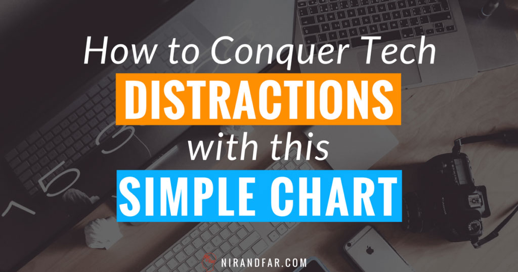 Want to conquer tech distractions and boost your productivity? Use this chart.