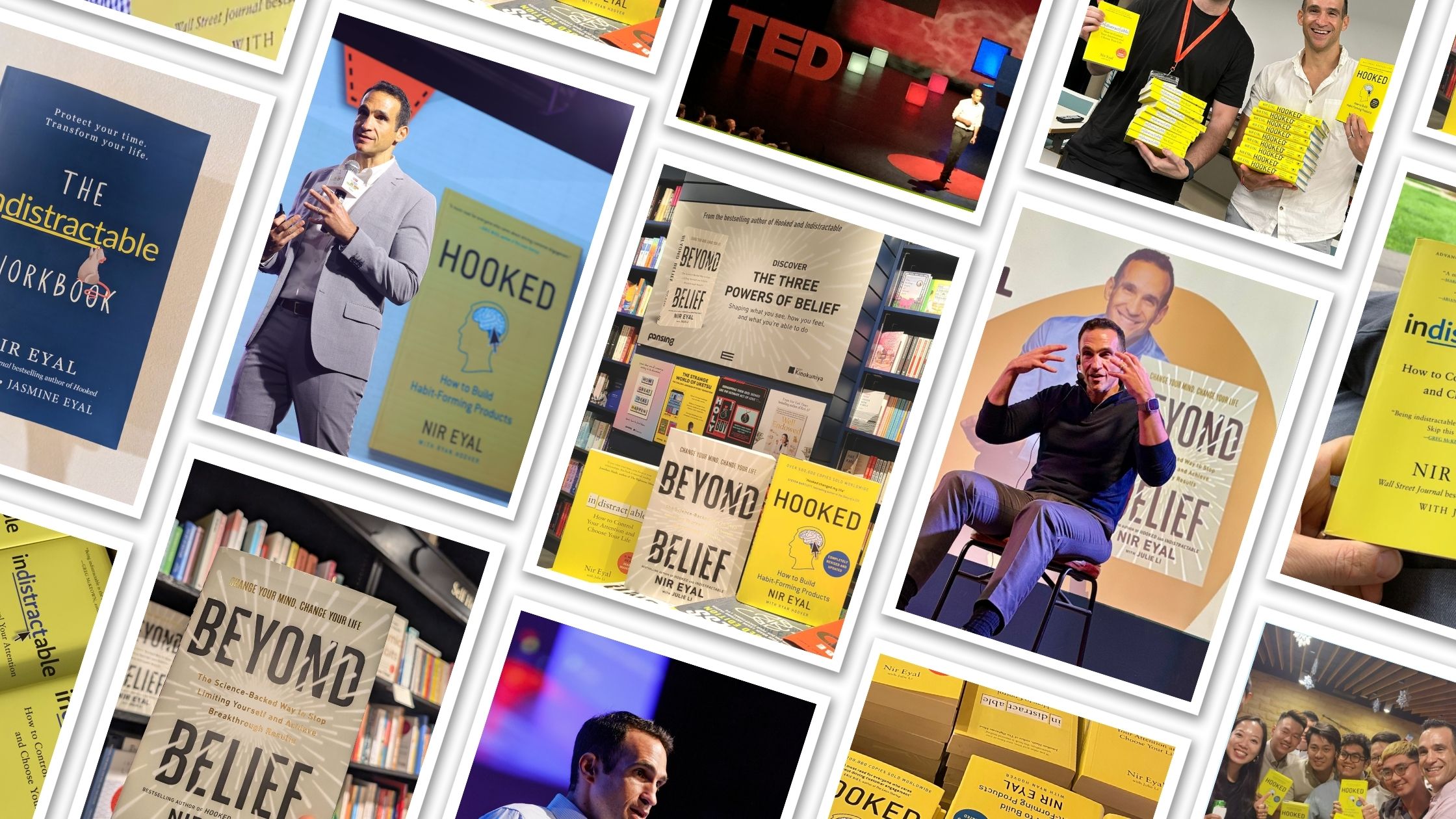 Nir Eyal bestselling books collage
